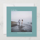 Search for square teal wedding invitations Minimalist