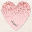 Search for blush pink coasters Glitter