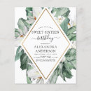 Search for tropical sweet 16 invitations Luau