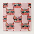 Search for cat face puzzles Illustration