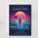 Search for neon beach invitations Colourful