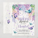 Search for butterfly bridal shower invitations Elegant modern floral