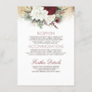 Search for red white gold invitations Burgundy