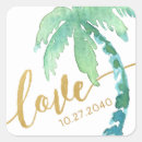 Search for watercolor palm tree stickers Tropical