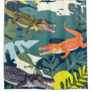 Search for crocodile shower curtains Jungle