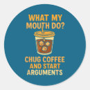 Search for drinking coffee stickers Snack