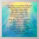 Search for prayer of st francis posters Christian