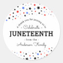 Search for juneteenth stickers Black independence day