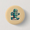 Search for retro robot badges Cute