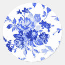 Search for blue floral pattern stickers Flowers