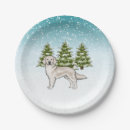 Search for golden retriever christmas plates Dog