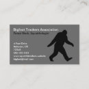 Search for bigfoot business cards Sasquatch