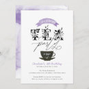 Search for black and purple invitations Violet
