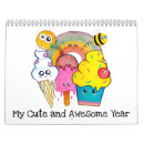 Search for cute kawaii calendars Pastel
