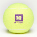 Search for purple tennis balls Monogrammed