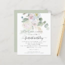 Search for boho 40th birthday invitations Modern