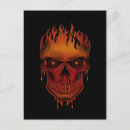 Search for flaming skull postcards Fire