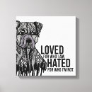 Search for pitbull canvas prints Dog
