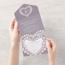 Search for 30th pearl anniversary invitations Heart