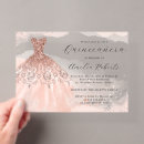 Search for rose gold dress invitations Modern