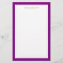 Search for purple stationery paper Gold