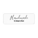 Search for cursive return address labels Script