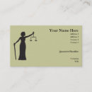 Search for lady justice business cards Scales