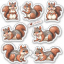 Search for cartoon squirrel stickers Adorable
