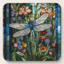 Search for stained glass coasters Flowers