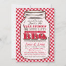 Search for mason jar rehearsal dinner invitations Bbq