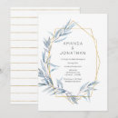 Search for eucalyptus leaves wedding invitations Trendy