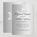 Search for silver rehearsal dinner invitations Snowflake