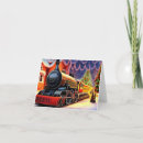 Search for red train christmas cards Green