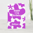Search for girls 11th birthday cards Kids