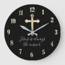 Search for jesus cross clocks Christian