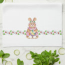 Search for easter eggs tea towels Rabbit
