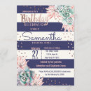 Search for navy blue gold ivory invitations Floral