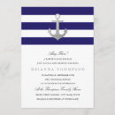 Search for navy and silver baby shower invitations Nautical