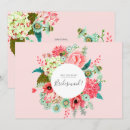 Search for hydrangea bridesmaid cards Botanical