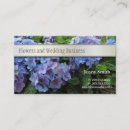 Search for hydrangea business cards Blue flowers