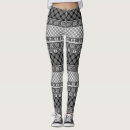 Search for white lace leggings Black and white