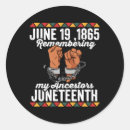 Search for 19th june stickers Black history