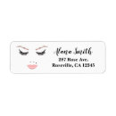 Search for gold lips return address labels Trendy