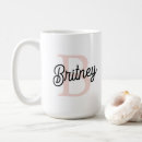 Search for monogram pink mugs Feminine