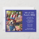 Search for family and friends day invitations Red white blue