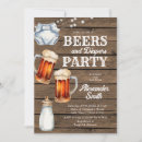 Search for men diaper party invitations For him