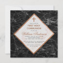 Search for black white first communion invitations Cross