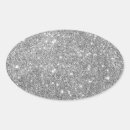 Search for silver oval stickers Glitter