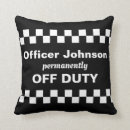 Search for retirement cushions Police officer