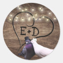 Search for lovebird wedding stickers Heart